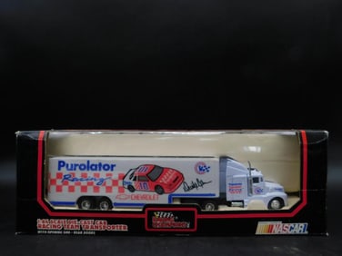 1:64 NASCAR Transporter With Purolator Racing Graphics NIB