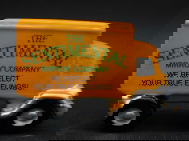 Sentimental Mirror Company Yellow Truck Collectible