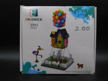 ENJBRICK 1003 Balloon House Building Kit, 635 Pcs