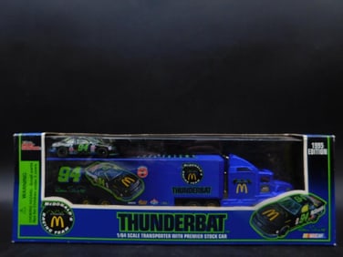 1995 NASCAR Thunderbat Transporter Toy Set