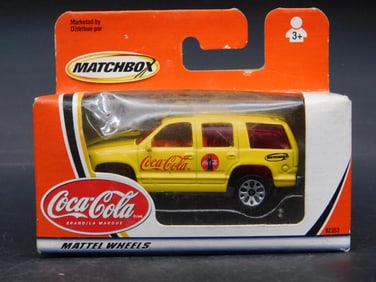 Matchbox Coca-Cola Chevy Tahoe Diecast in Original Packaging