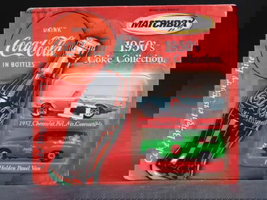 1950s Matchbox Coca-Cola Diecast Car Set