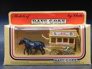 Days Gone Stagecoach Model with Horse by Lledo, 1983