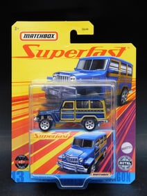 Matchbox Superfast 1962 Willys Jeep Wagon Collectible