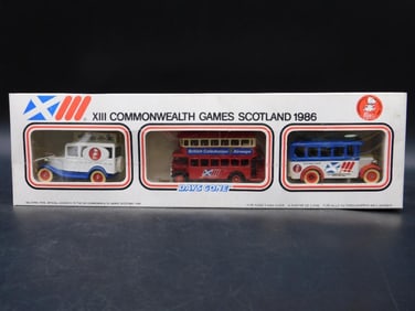 Set of Days Gone Lledo Commonwealth Games 1986 Vehicles