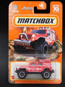 Matchbox Jeep Wrangler Superlift Die-Cast Toy Car