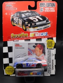 1995 Edition NASCAR Stock Car with Card & Stand