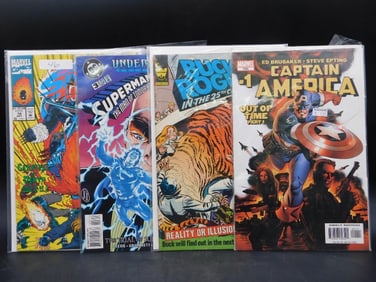 Lot of 4 Comic Books Including Marvel and Whitman Titles