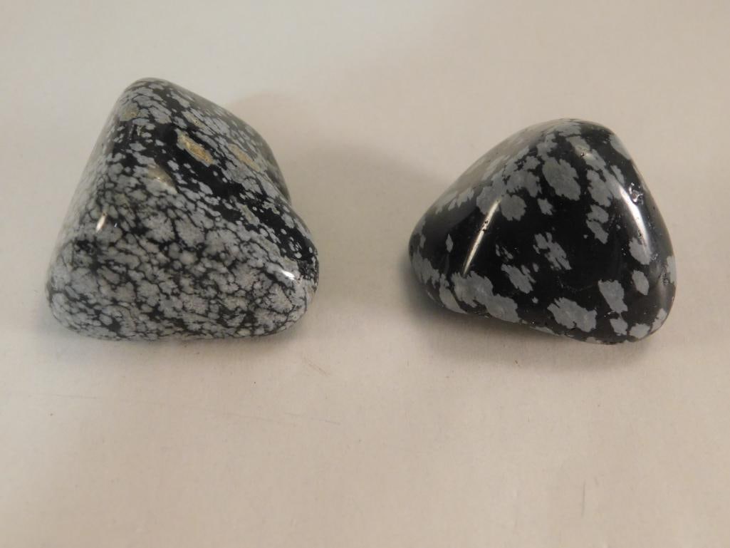 SNOWFLAKE OBSIDIAN ROCK STONE LAPIDARY SPECIMEN: SNOWFLAKE OBSIDIAN ROCK STONE LAPIDARY SPECIMEN