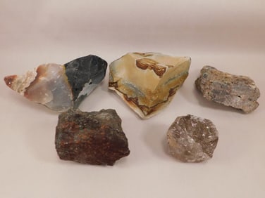 MIXED LOT ROCK STONE LAPIDARY SPECIMEN