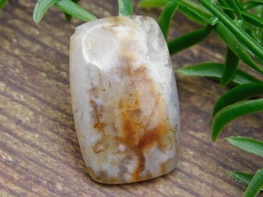 MOSS AGATE CABOCHON ROCK STONE LAPIDARY SPECIMEN