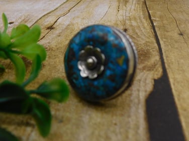 GENUINE STONE ADJUSTABLE RING ROCK STONE LAPIDARY SPECIMEN