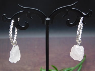 EARRINGS ROCK STONE LAPIDARY SPECIMEN