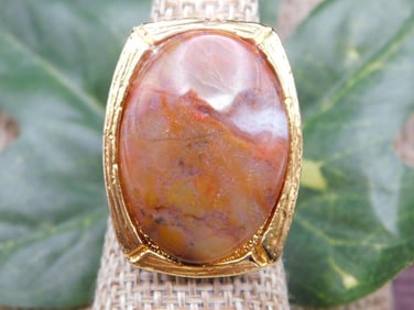 RING ROCK STONE LAPIDARY SPECIMEN