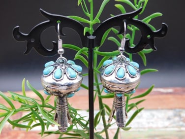 EARRINGS ROCK STONE LAPIDARY SPECIMEN