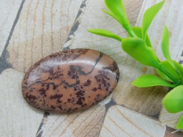 COFFEE BEAN JASPER CABOCHON ROCK STONE LAPIDARY SPECIMEN