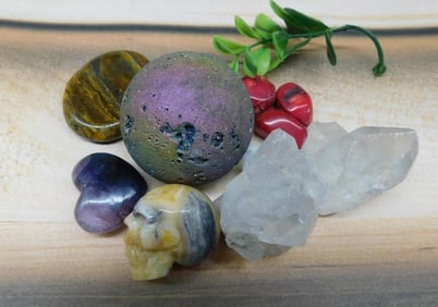MIXED LOT ROCK STONE LAPIDARY SPECIMEN