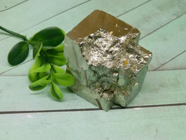 ILLUSTRIOUS SPANISH PYRITE CUBE ROCK STONE LAPIDARY SPECIMEN