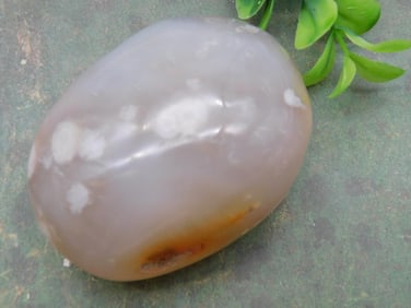 HATMANS FLOWER PETAL AGATE ROCK STONE LAPIDARY SPECIMEN