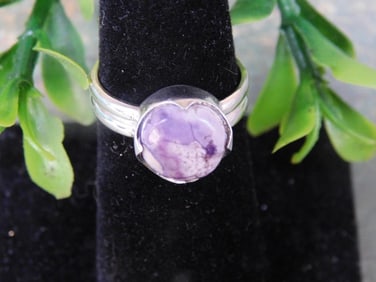 GENUINE STONE RING ROCK STONE LAPIDARY SPECIMEN