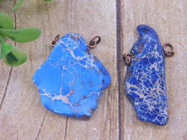 IMPRESSION JASPER PENDANTS ROCK STONE LAPIDARY SPECIMEN