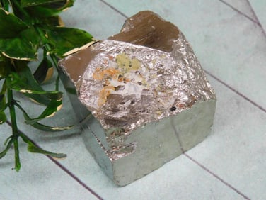 NATURAL FORMATION SPANISH PYRITE CUBE ROCK STONE LAPIDARY SPECIMEN