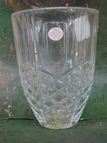 CUT GLASS TUMBLER VINTAGE ANTIQUE