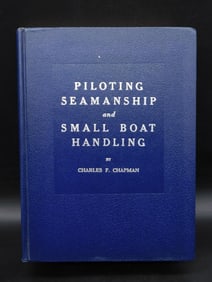 1968 PILOTING SEAMANSHIP AND SMALL BOAT HANDLING BOOK BY CHARLES F CHAPMAN VINTAGE ANTIQUE