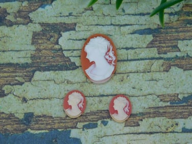 CAMEO CABOCHONS ROCK STONE LAPIDARY SPECIMEN