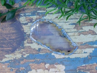 AGATE SLICE ROCK STONE LAPIDARY SPECIMEN