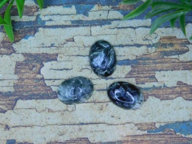 SERAPHINITE CABOCHONS ROCK STONE LAPIDARY SPECIMEN
