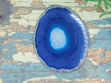 AGATE SLICE ROCK STONE LAPIDARY SPECIMEN