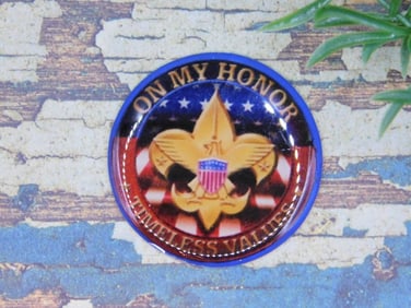 ON MY HONOR CABOCHON ROCK STONE LAPIDARY SPECIMEN