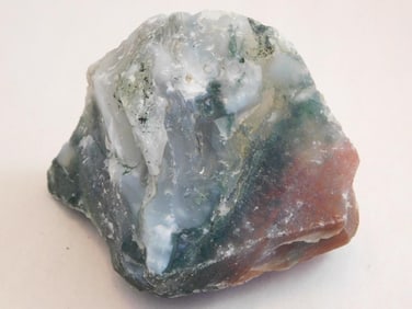 MOSS PLUME ROCK STONE LAPIDARY SPECIMEN
