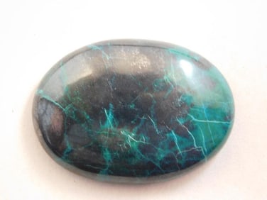 CHRYSOCOLLA CABOCHON ROCK STONE LAPIDARY SPECIMEN