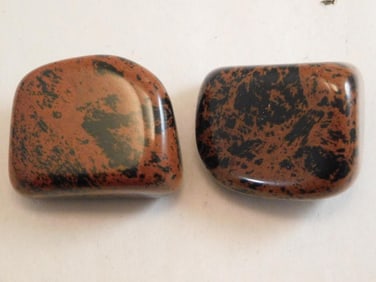 MAHOGANY OBSIDIAN ROCK STONE LAPIDARY SPECIMEN