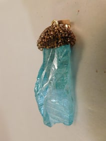 STONE PENDANT ROCK STONE LAPIDARY SPECIMEN