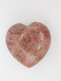 RHODONITE HEART ROCK STONE LAPIDARY SPECIMEN