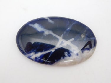 SODALITE CABOCHON ROCK STONE LAPIDARY SPECIMEN