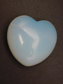 OPALITE HEART ROCK STONE LAPIDARY SPECIMEN