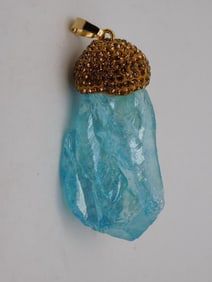 CRYSTAL PENDANT ROCK STONE LAPIDARY SPECIMEN
