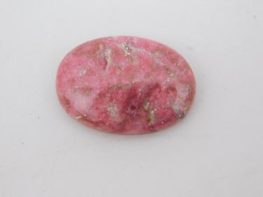 THULITE CABOCHON ROCK STONE LAPIDARY SPECIMEN