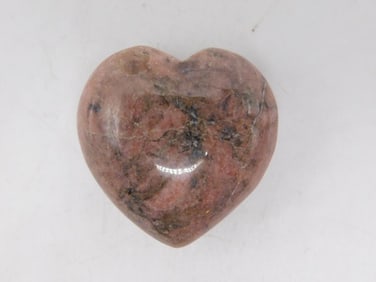 RHODONITE HEART ROCK STONE LAPIDARY SPECIMEN