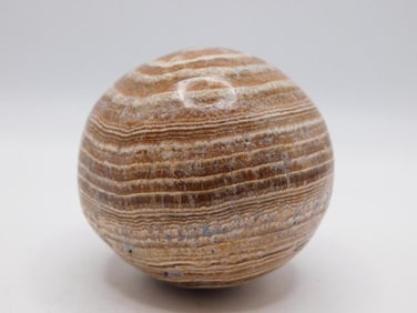 BANDED JASPER SPHERE ROCK STONE LAPIDARY SPECIMEN