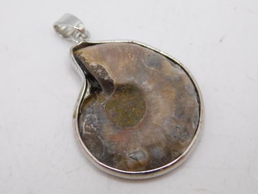 AMMONITE PENDANT ROCK STONE LAPIDARY SPECIMEN