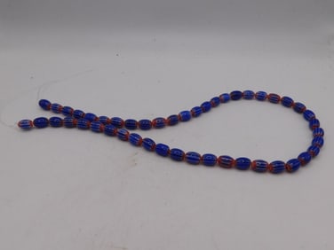 AFRICAN TRADE BEADS ROCK STONE LAPIDARY SPECIMEN