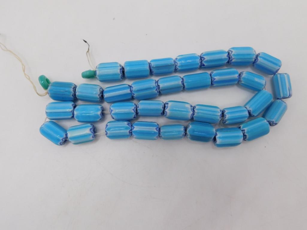 AFRICAN TRADE BEADS ROCK STONE LAPIDARY SPECIMEN: AFRICAN TRADE BEADS ROCK STONE LAPIDARY SPECIMEN