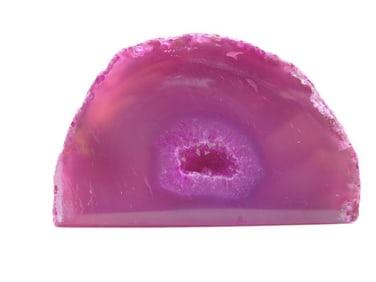 AGATE HALF ROCK STONE LAPIDARY SPECIMEN