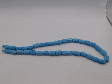 AFRICAN TRADE BEADS ROCK STONE LAPIDARY SPECIMEN