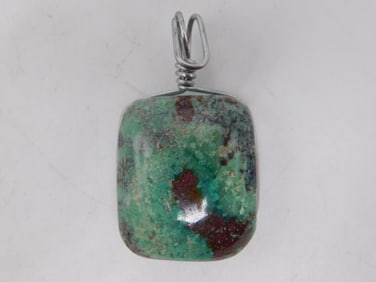 CHRYSOCOLLA PENDANT ROCK STONE LAPIDARY SPECIMEN